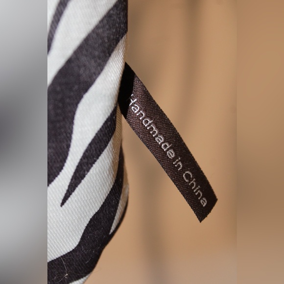 LINEA PELLE XL Black Woven Leather Bucket Bag Drawstring Gunmetal Chain Strap - Picture 13 of 15